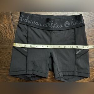 Size 2 Lululemon black shorts